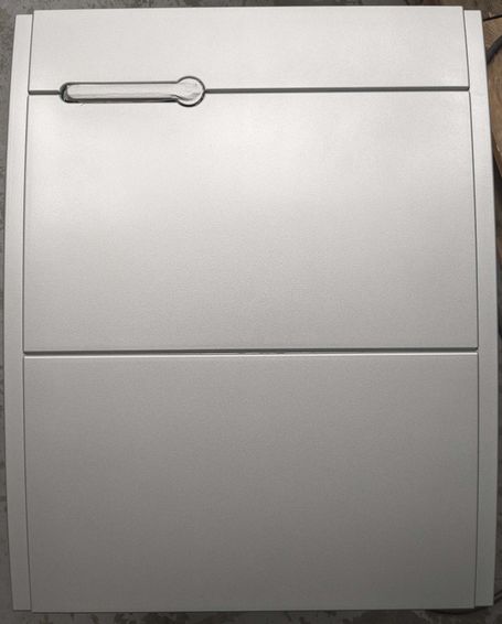 Door stripped and painted.